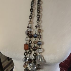 Two tier rustic necklace